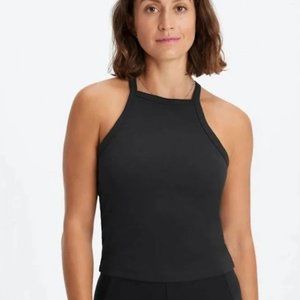 Fabletics Live In Halter Tank Black NWT XL